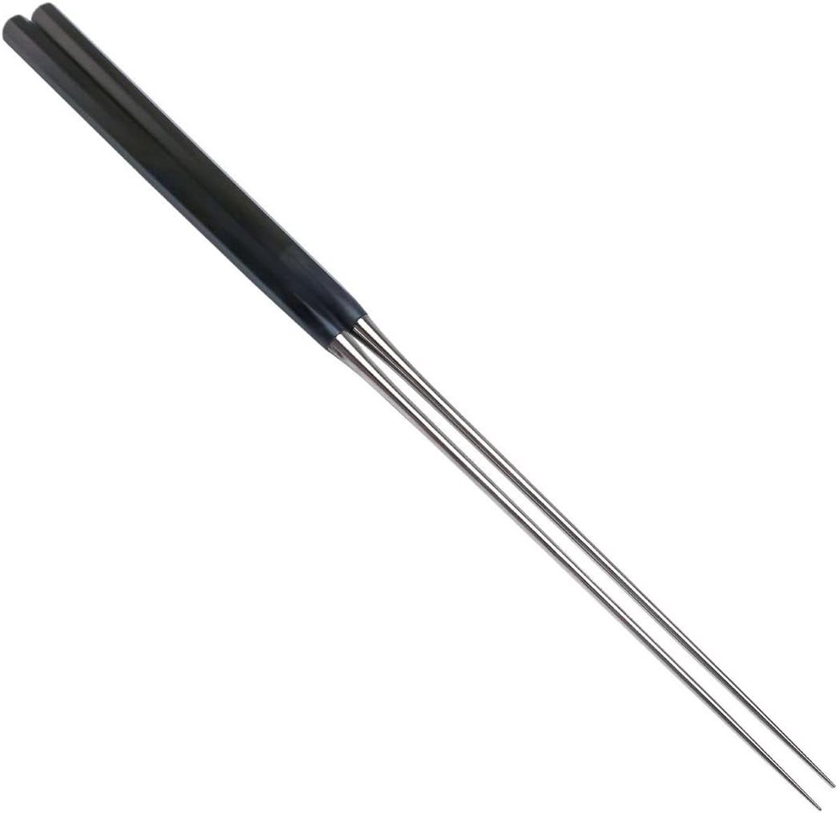 Eetstokjes Moribashi - Keukenpincet Serveerstokjes - Japanse Gerechten Presenteren - Zeskant Handvat - 32 cm - Zwart