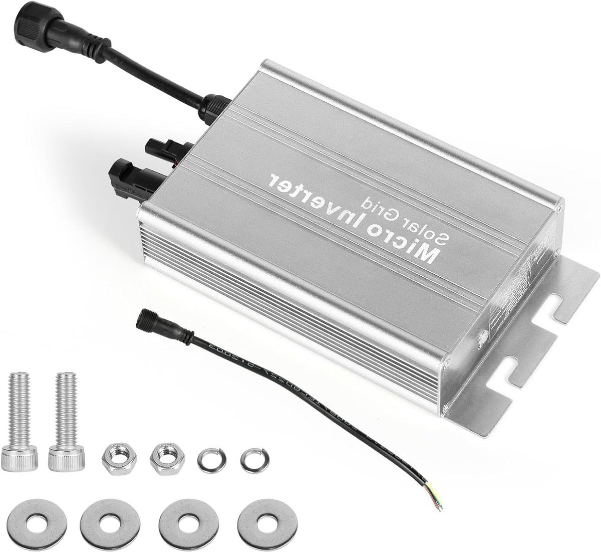 Zuivere Sinus Omvormer - Micro Omvormer - Zonne-energie Omzetten - MPPT Functie - 350 Watt - Zwart