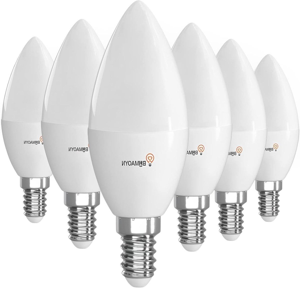 LED Kaarslamp - E14 Lamp - Solar Systemen - 12V AC/DC - 6 stuks - Koud Wit