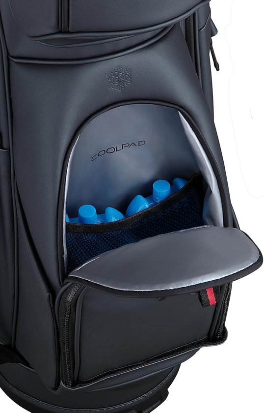 Dri Lite Prime Golftas - Waterproof Cartbag - Golfen - 14-Vakken Verdeler - 94 x 36 x 94 cm - Zwart — afbeelding 3