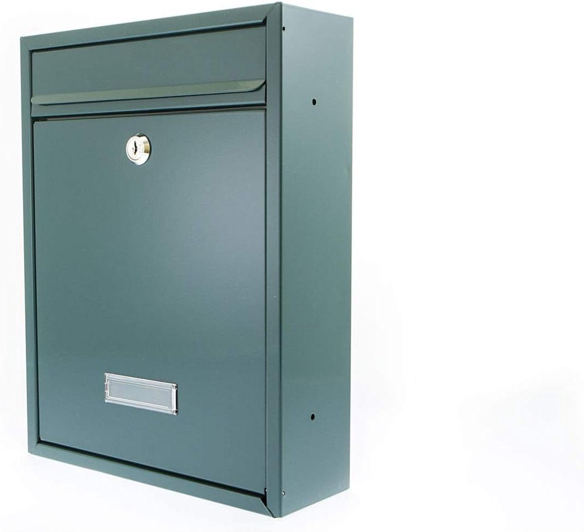 Wandmontage Brievenbus - Brievenbus met slot - Post ontvangen - Weerbestendig ontwerp - 26x34x9cm - Groen