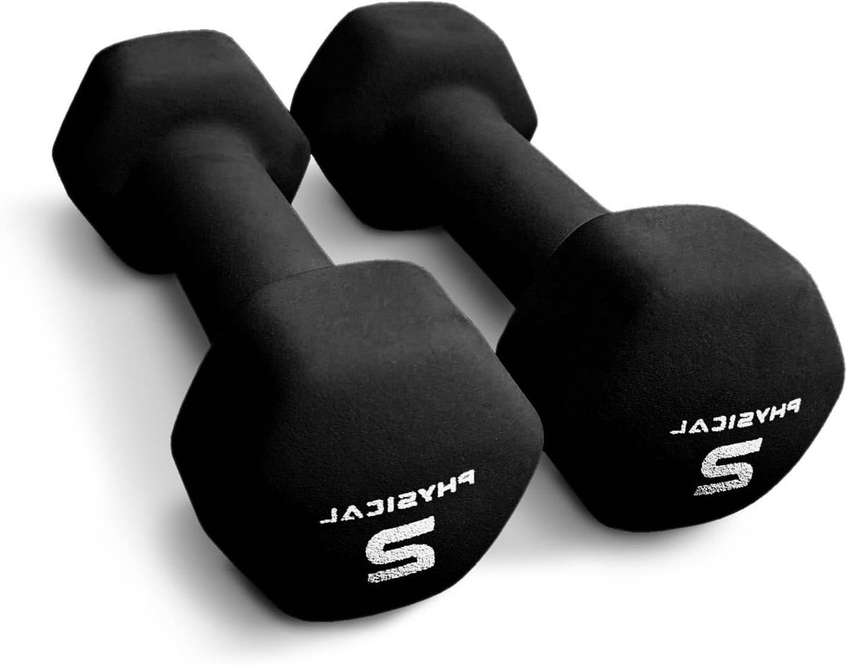 Neo Hex Halters - Dumbbells Paar - Kracht Training - Zeshoekige Kopper - 2 x 2 KG - Groen