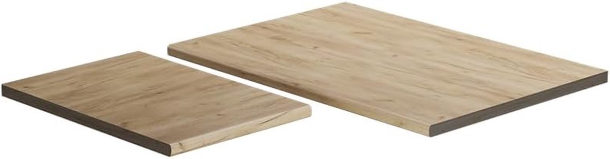 Keukenwerkblad - Aanrechtblad Werkblad - Keukenrenovatie - Universeel Passend - 114 cm breed - Goudbruine eik