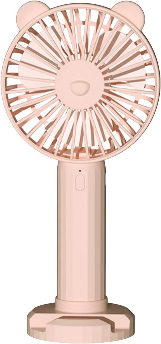 Handventilator – 3 snelheden (roze)