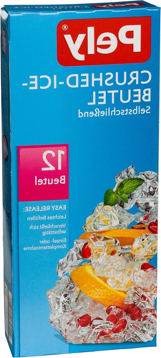 Crushed-Ice Bags - IJsblokjes Zakjes - Pijnverlichting - Zelfsluitend - 12 Stuks - Wit