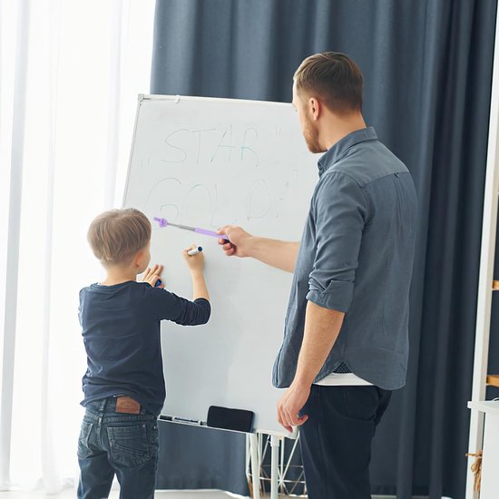 5-delige Uitschuifbare RVS Wijzerstokken voor Onderwijs, Handheld Telescopische Stokken en Lesmateriaal van Merkloos	 — afbeelding 4