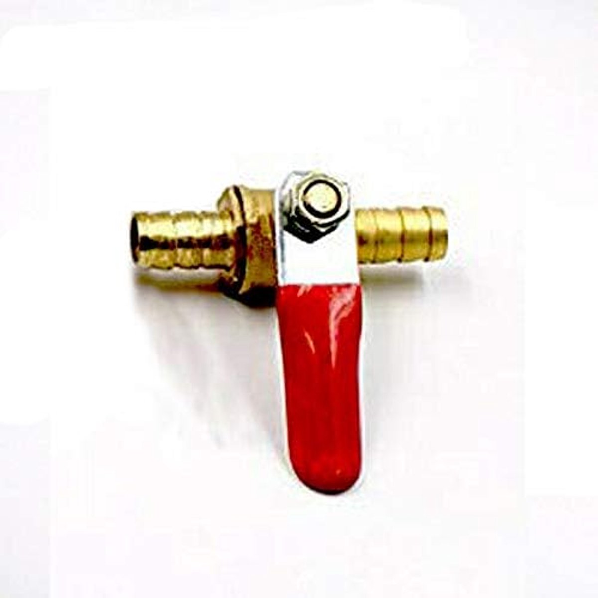 Kraan Connector 8 MM Messing Kogelkraan Prikkelkraan Afgesloten Valve Slang Pijp Joiner voor Air Gas Water Brandstof (2 ST)