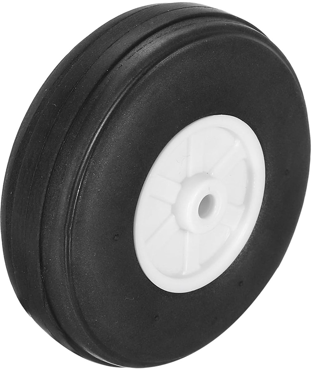 RC vliegtuigwielen, 2 inch OD RC vliegtuigonderdelen, wielen, modelvliegtuig, lichte PU-sponsbanden, achterschuimwiel voor doe-het-zelf RC modelvliegtuig