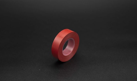 Rode neusband, isolatieband in doos, 20 m x 19 mm. van rode — afbeelding 5