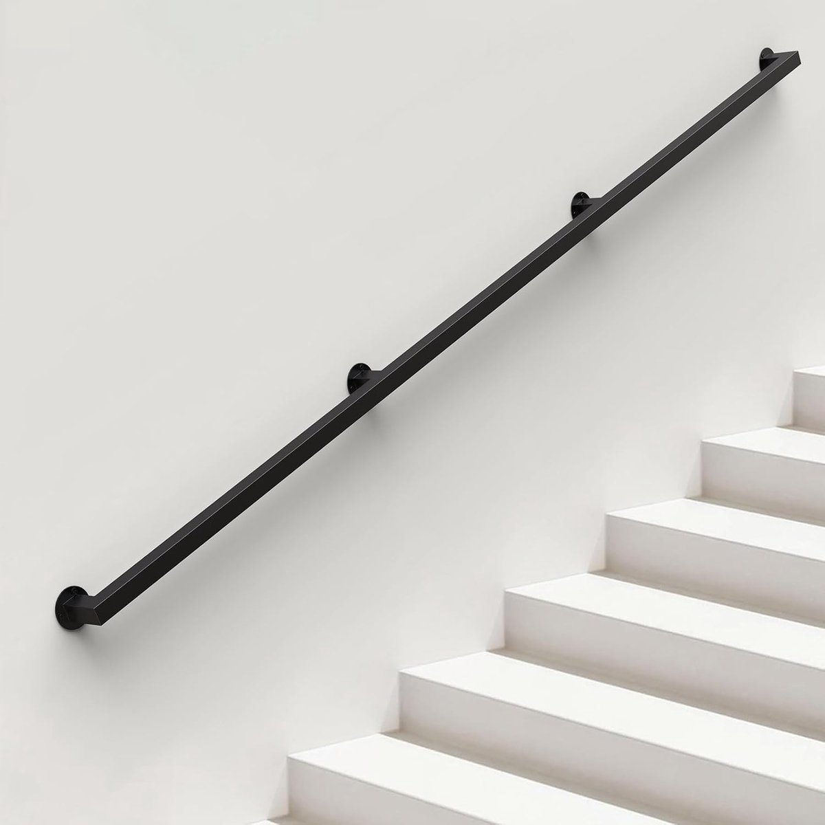 330cm Handloop Zwart,Handloop für Treppen Eisen | handauf Badkamer, metaal ijzer zwart handauf vintage, geländer buiten, voor trappenhuis, tuin, ingang, gang handläufe