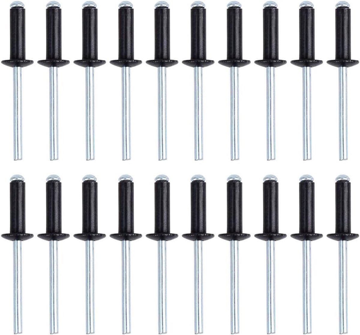 AUTOHAUX 50 stuks 5 x 16 mm aluminium legering blindklinknagels voertuig reparatie gereedschap