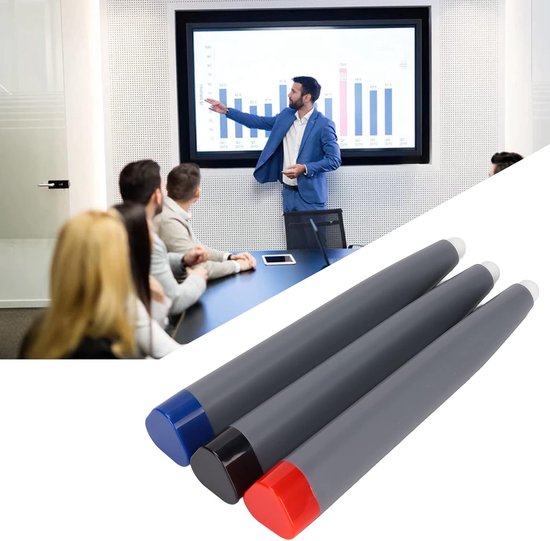 3-delige Styluspennen, Interactieve Whiteboard-pen voor Touchscreen Smartboards, Touchscreen-pen Tablet-stylus voor Whiteboard-multimediascherm — afbeelding 5