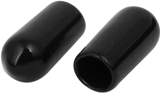 6 mm binnendiameter flexibele rubberen slang schroefsluiting zwart 100 stuks — afbeelding 3