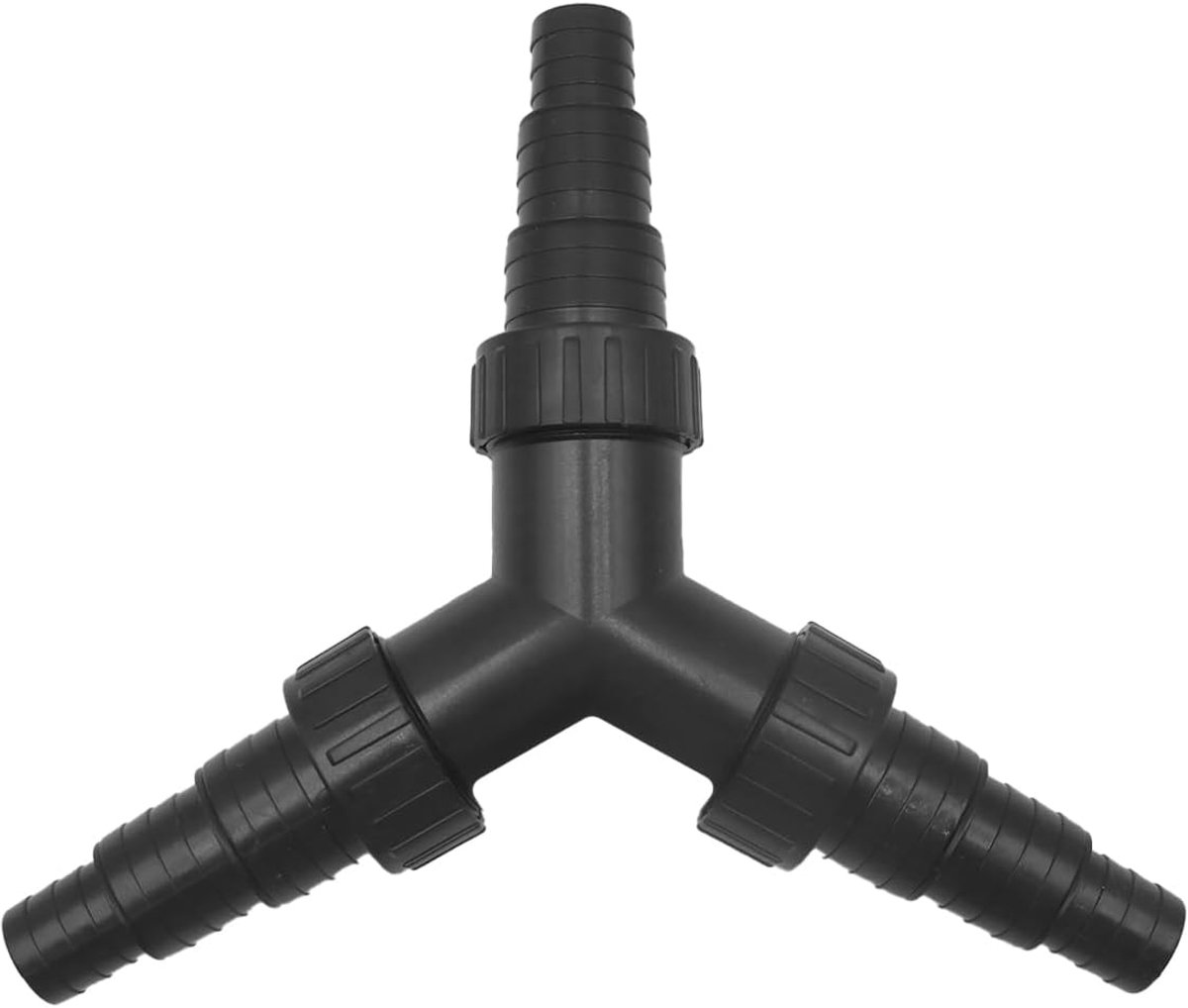 Grote 3-weg ventiel Y Splitter Pool Step Nozzle grote afmetingen 25/32/38 mm waterverdeler drievoudige slangkoppeling