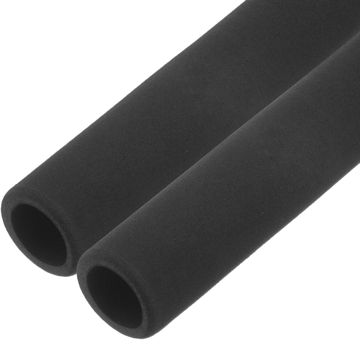 Buisisolatie schuimbuis, 25 mm 1 inch ID, 35 mm OD, 195 mm lengte, zachte flexibele schuimslang, buisisolatie voor gripondersteuning, gitaarstandaard, 2 stuks, zwart