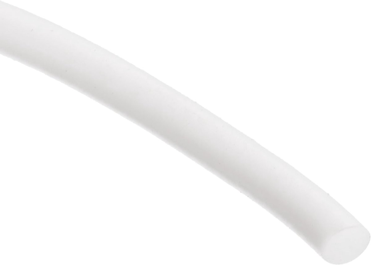 Afdichtingstape van siliconenschuim, 4 mm OD, 6,5 m, siliconen schuimafdichting voor schuimbuis, wit