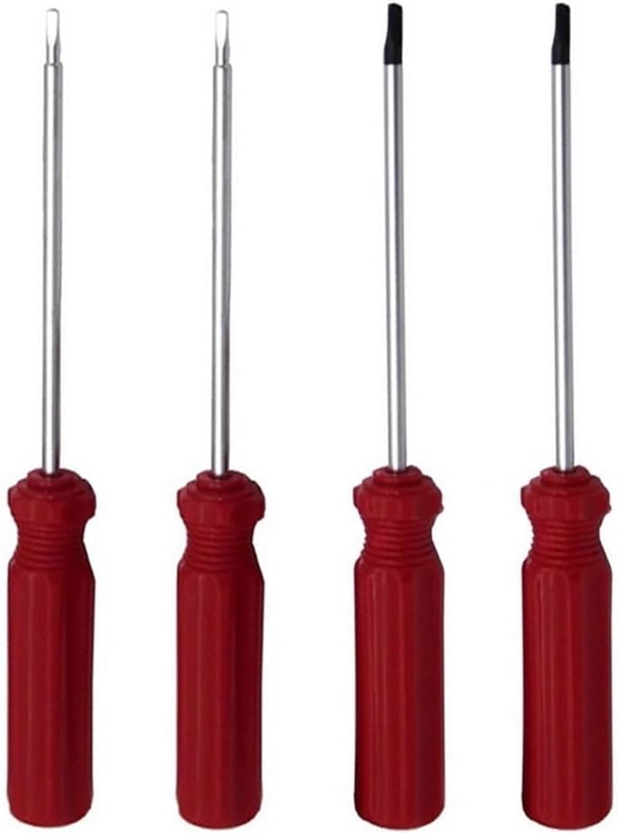 4-delige magnetische driehoekige schroevendraaierset, 1,4 mm, 1,8 mm, 2,0 mm, 2,3 mm, schroevendraaier-reparatiegereedschap voor speelgoed en batterijwissel