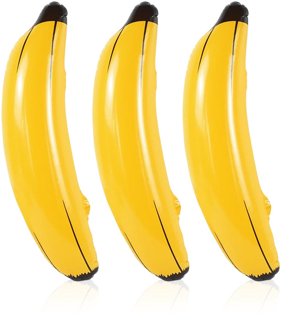 opblaasbare banaan 60 cm - geel - waterspeelgoed - perfect voor zomerse feesten - SnelShoppen