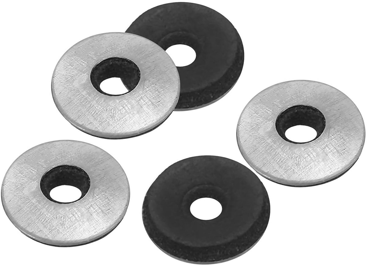 Afdichtingsringen EPDM-rubber, afdichting, M4,2 x 12 mm, 300 stuks, schroefhouder van verzinkt neopreen rubber voor industriële huishoudelijke machines (#8)
