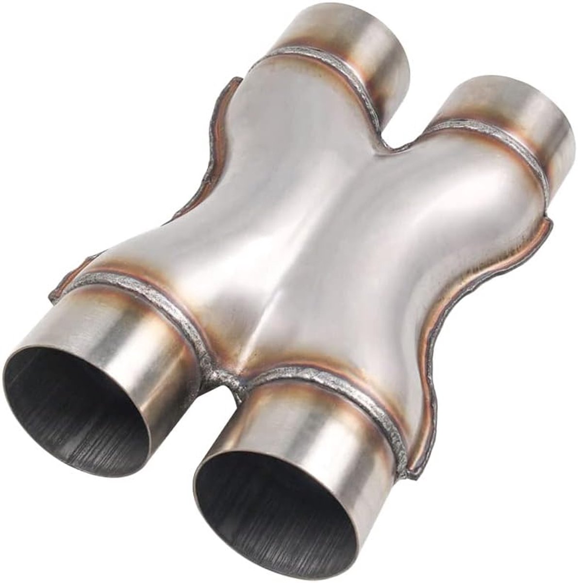 2,5 inch Uitlaat inlaat X buis 63,5 mm Exhaust X pipe uitlaat ROESTVRIJ STAAL 409 X pijp (2,5 inch)