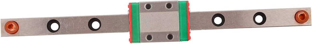 LML9B Lineaire railgeleiding, 150 mm, mini-lineaire railgeleiding, lineaire geleiding met smeersysteem, voor 3D-printers en CNC-machine (150 mm)