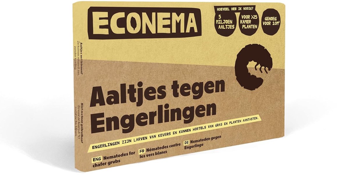 Nems tegen engerlingen – 500 m2 – Geel of dode plekken – Herstel je gazon - SnelShoppen