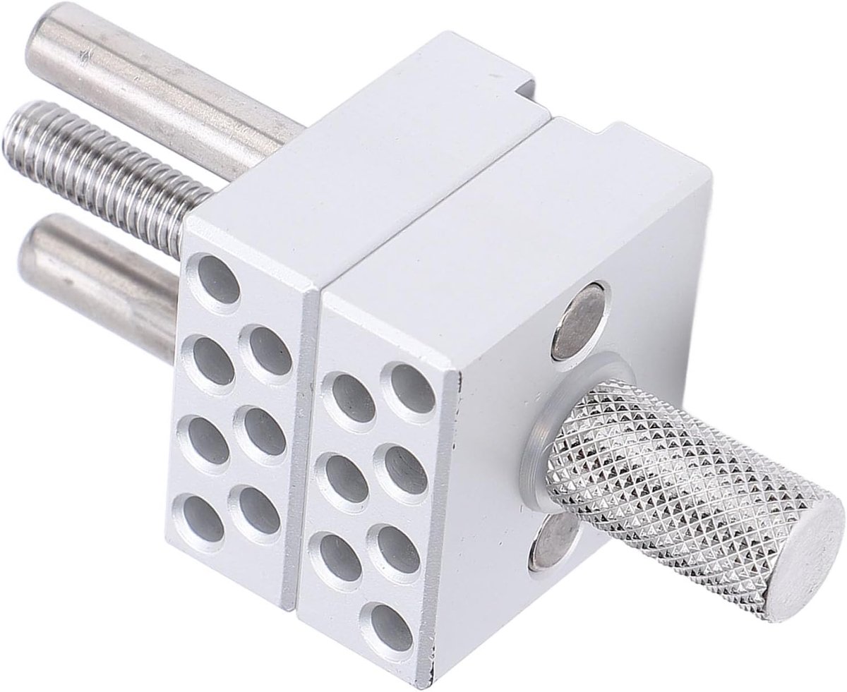 Bankschroef, Verstelbare Precisie, Roestvrij Staal, Mini-bankschroef, Siliconen Beschermers, Handgereedschap, voor Het Maken van Sieraden/horlogereparatie