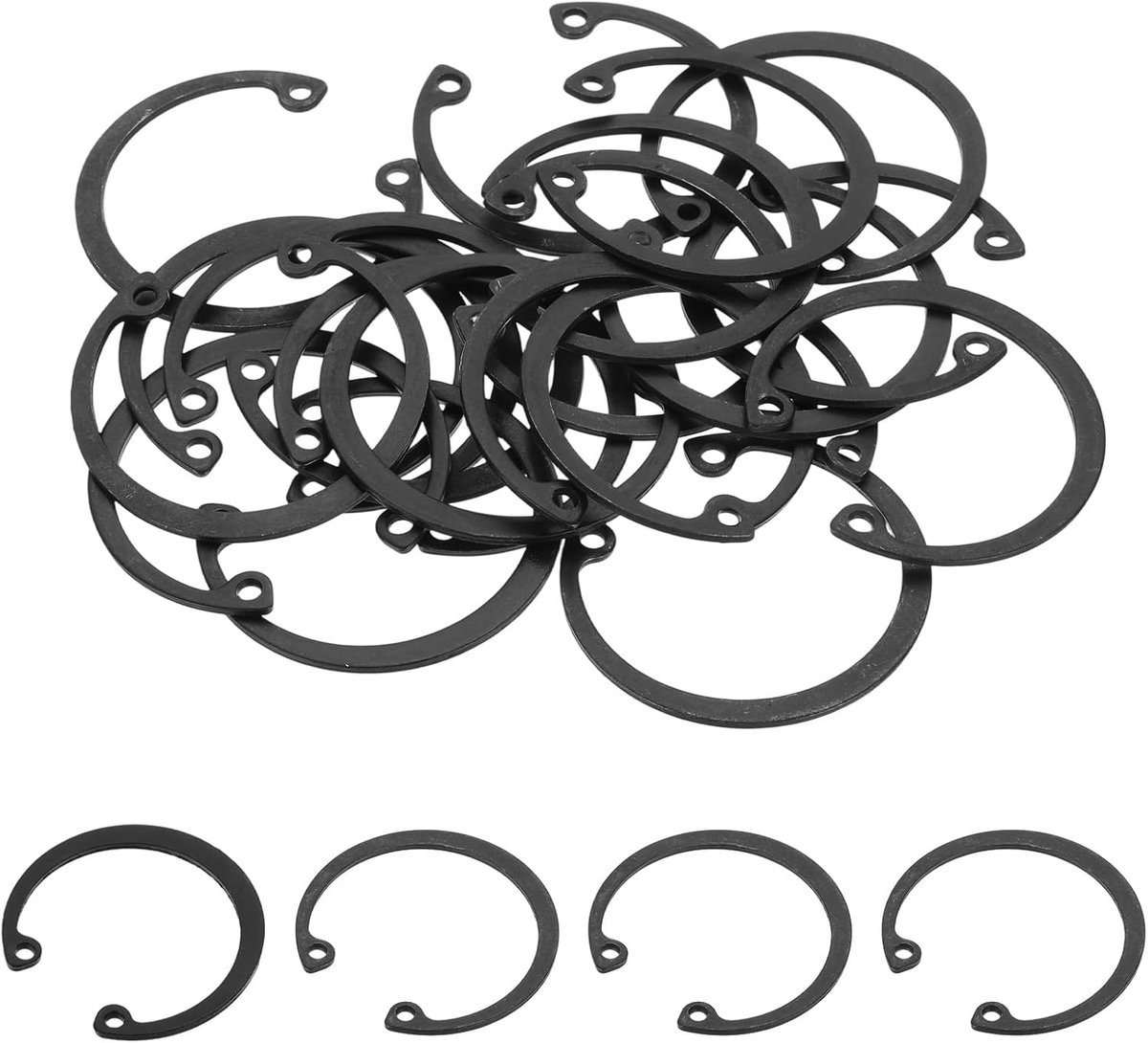 Borgringen, 42 mm C-clip borgring 65 mangaanstaal ring interne circlips voor automotive Grooved Shafts Stud