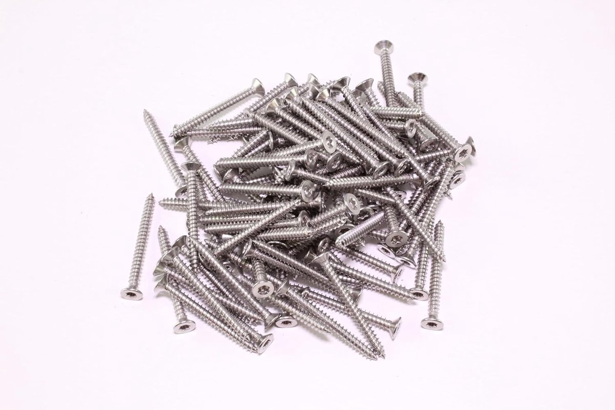 Houtschroeven RVS Torx 100 st. 4,0x40mm bahnwaren