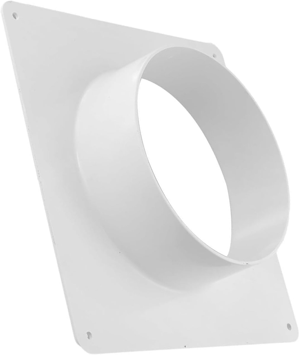 Flensconnector luchtafvoerkanaalaansluiting luchtkanaalconnector flenspaneel voor ventilatie rechte buis, muur en plafond (200 mm)