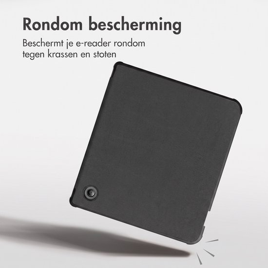 iMoshion Ereader Cover / Hoesje Geschikt voor Kobo Libra Colour - iMoshion Origami Bookcase e-reader - Zwart van iMoshion — afbeelding 4