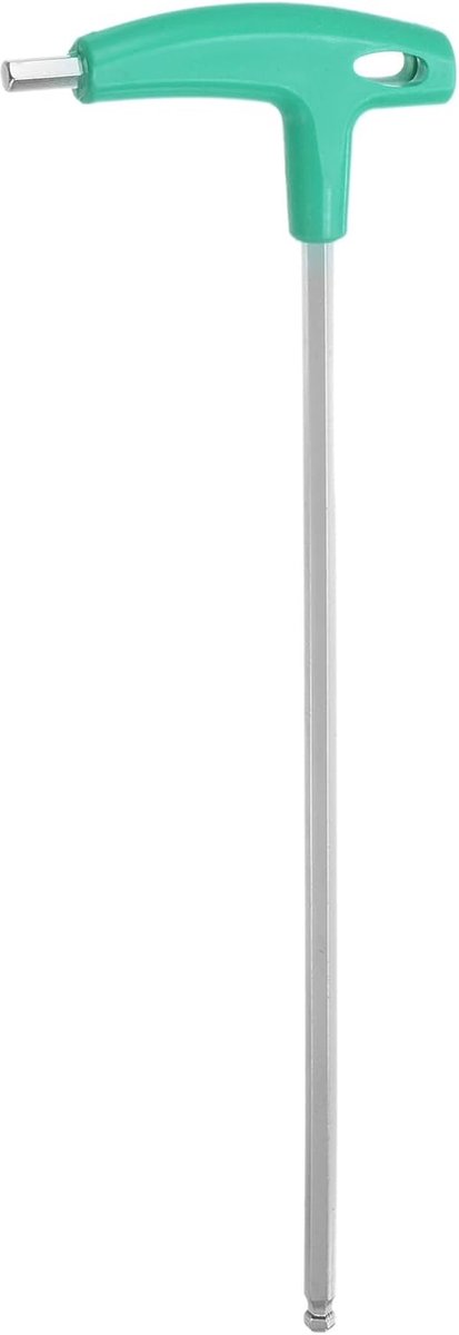 Dubbele eindsleutel met T-greep, 12 inch (30,5 cm), arm 8 mm, metrische inbussleutel van koolstofstaal, met plat uiteinde, voor onderhoud in huis en in de auto-industrie