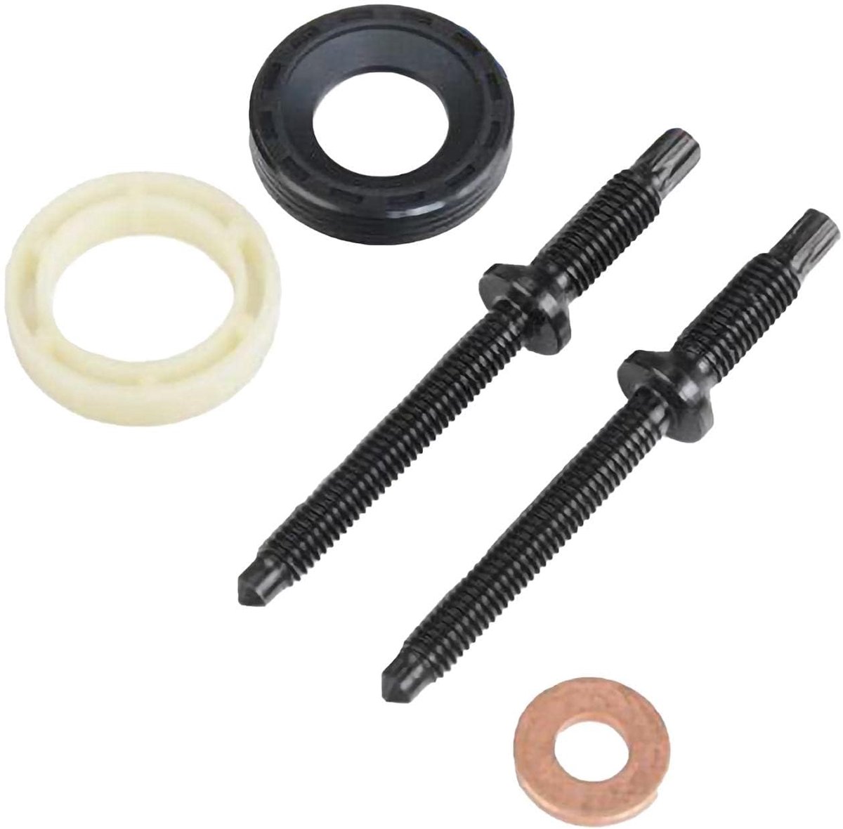 Afdichtingsset met injectorschroeven voor Bosch-montage, compatibel met Berlingo C2 C3 C4 C5 II III Jumpy Xsara Picasso 206 207 307 308 407 1007 3008 5008 Expert 1.6 HDi 1610564580