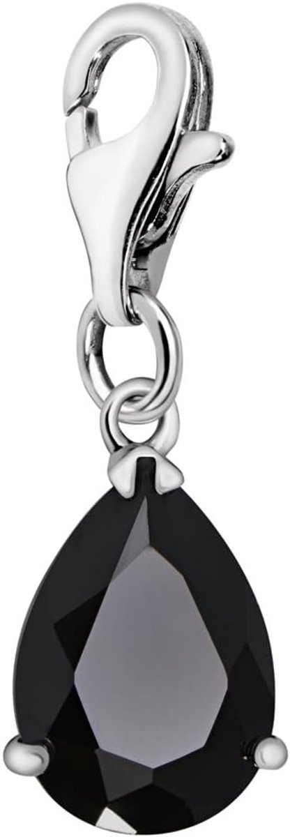 Zilveren Charm Bedel Hangers Kristallen Druppels voor Armbanden en Accessoires
