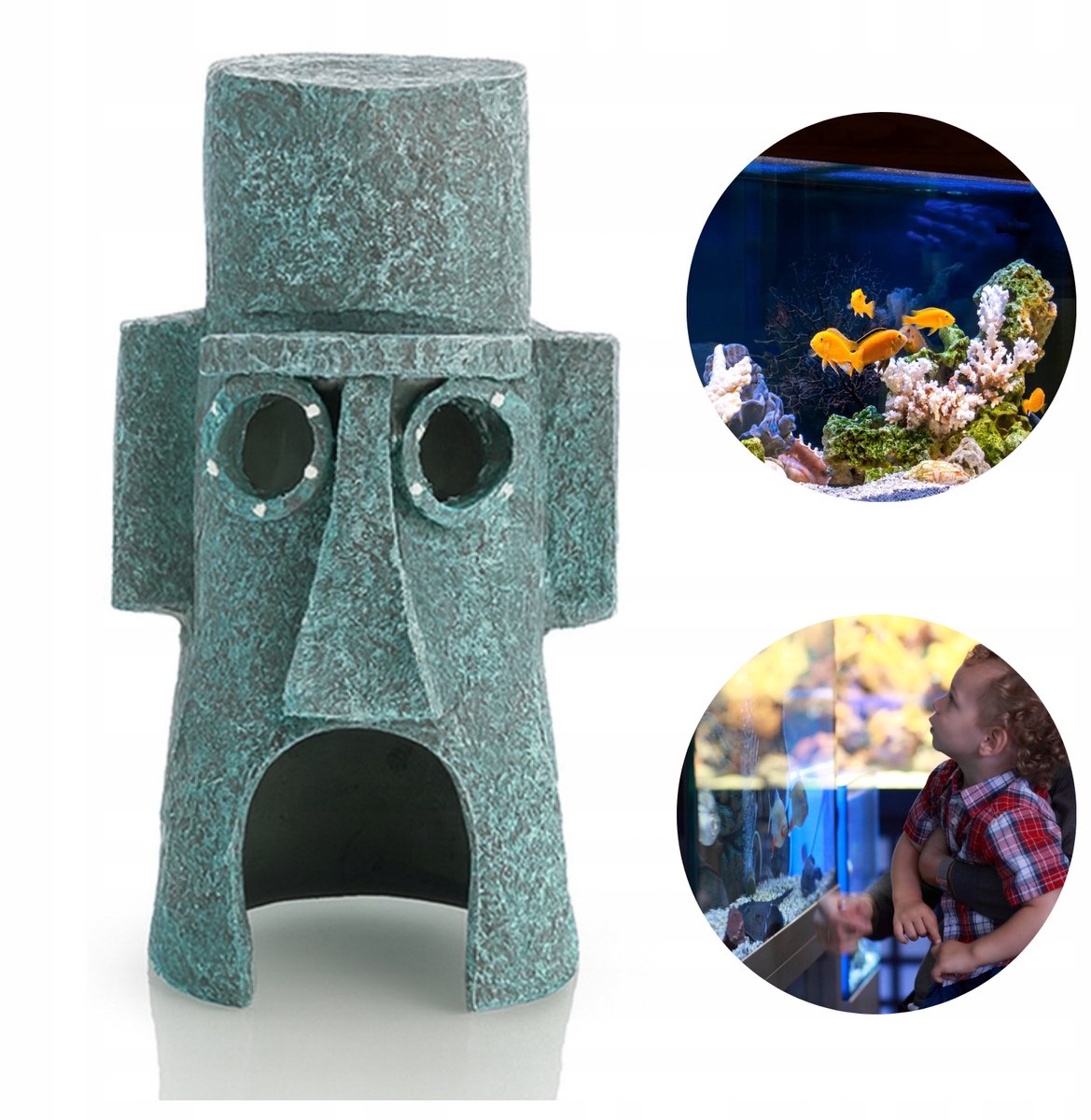 Akwarium Decoratie Huisje - Veilige Schuilplaats voor Vissen & Garnalen