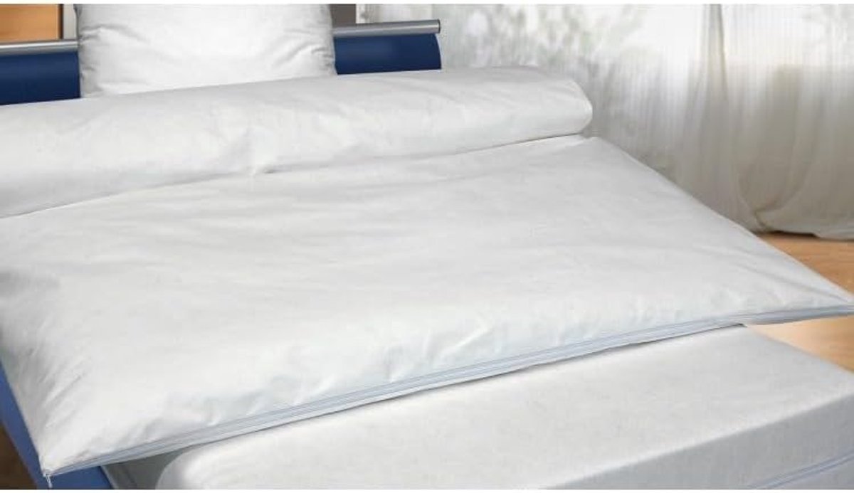 Dekbedovertrek 140x200 - Evolon anti-allergie - Machinewasbaar tot 90°C - Ideaal voor allergieën - ShopVlot