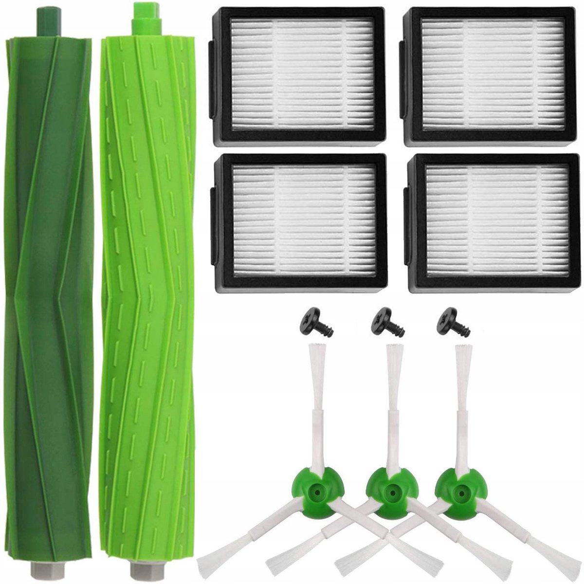 Vervangingsset Borstels & HEPA Filters voor iRobot Roomba E/I/J Serie