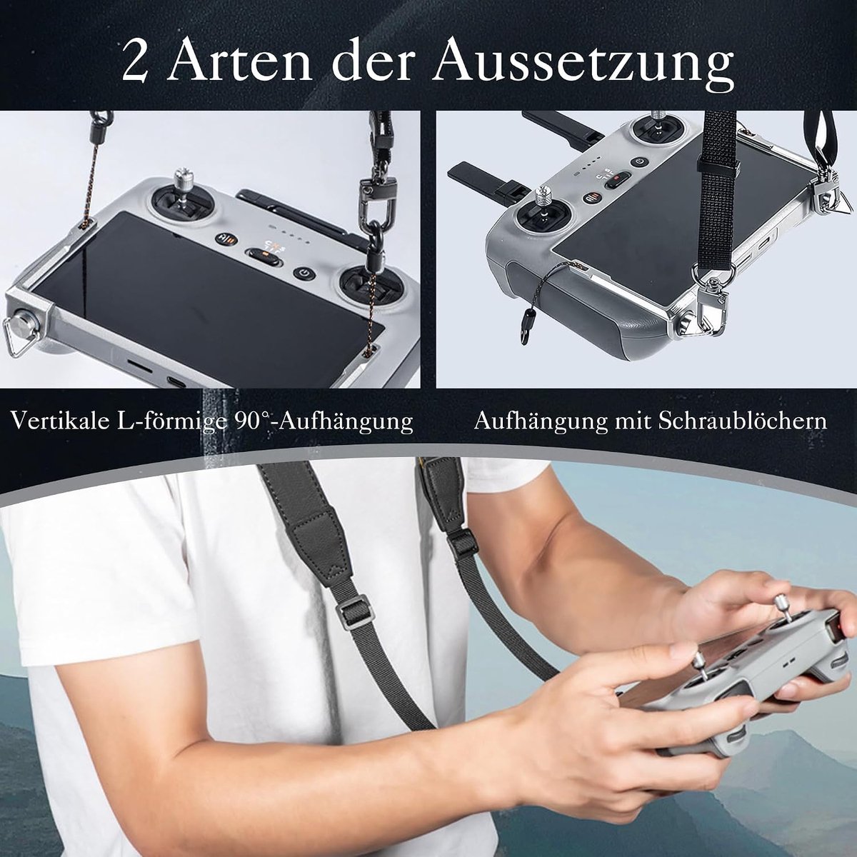Metalen Bevestigingen voor DJI RC Afstandsbediening, Ergonomische Houder voor Mini 4K/4 Pro/Air 3S/Mini 3/Mavic 3 Drone, Stabiele Beeldschermhouder – foto 4