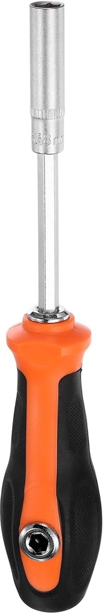 Metrische schroevendraaier 1/4 inch 8 mm van CR-V-staal met antislip handgreep voor het vastdraaien en losmaken van bevestigingsmiddelen