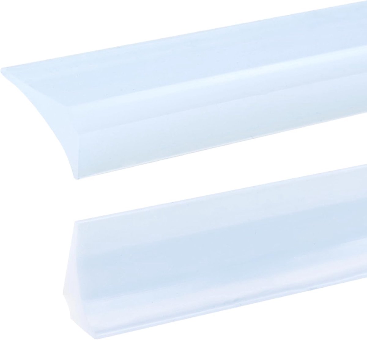 Siliconen Douche Drempel Waterafscheiding,Zelfklevend Waterruimte Badkamer Vloerafscheiding,Afdichtingstrip,Kalkwaterafhoudstrip,Geen Zelfklevende Achterkant,Transparent(3 Meter,25mmx15)