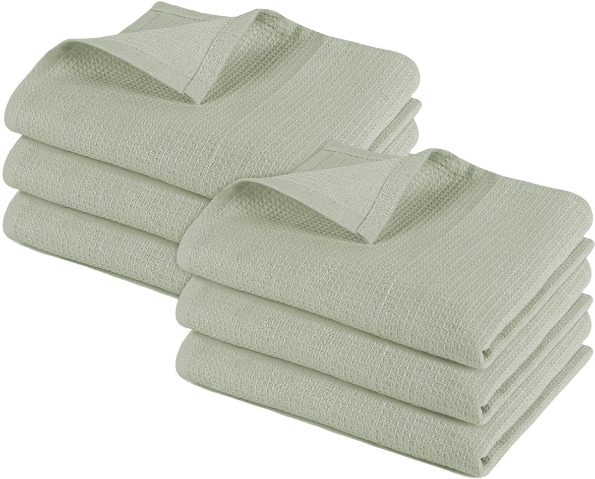 Keuken theedoeken 45 x 70 cm - professioneel katoen - super absorberend - ideaal voor afwas en keuken - SnelShoppen