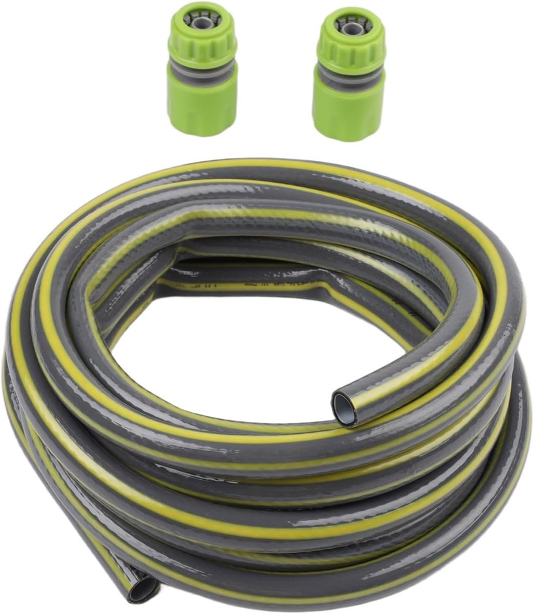 Tuinslang Verlenging - Slang Koppeling Set - Bewateren Tuin - Snelkoppeling Zonder Gereedschap - 5 meter - Groen – foto 6