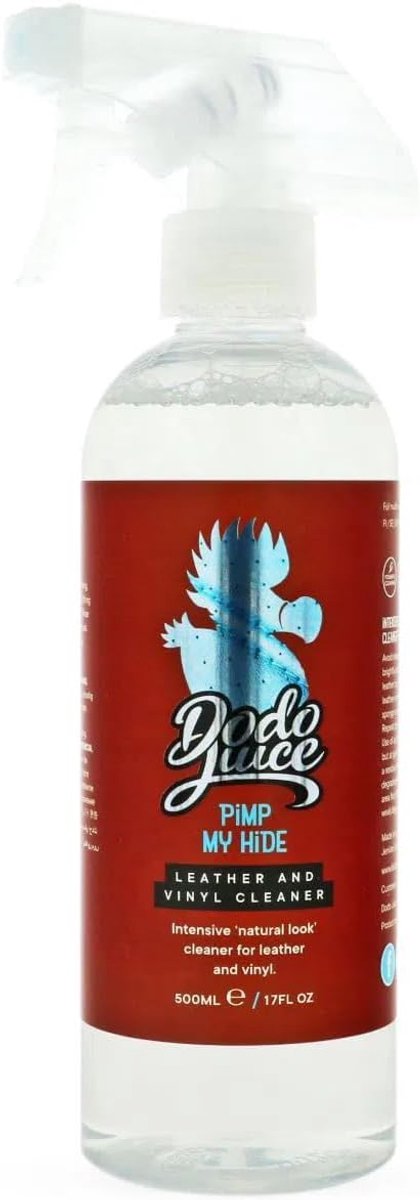 Leder- en vinylreiniger 500 ml - intensieve reiniging - sprayflacon - ideaal voor auto-interieurs - SnelShoppen