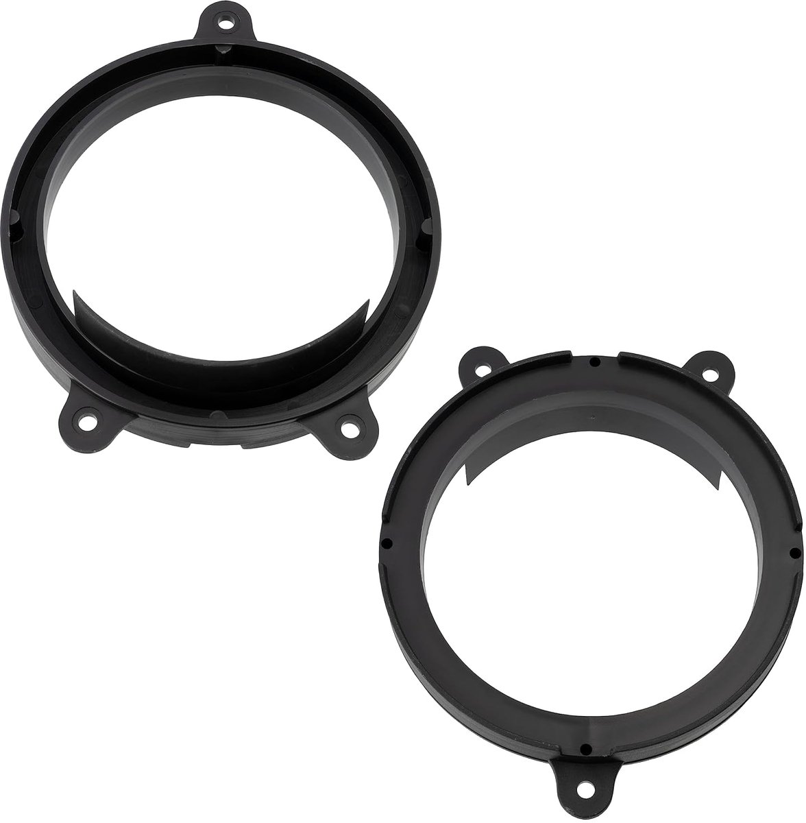 - C40950 - Set van 2 adapters/beugels voor autoluidsprekers Ø130 mm - voorste montagezijde - compatibel met Renault Twingo 2007+