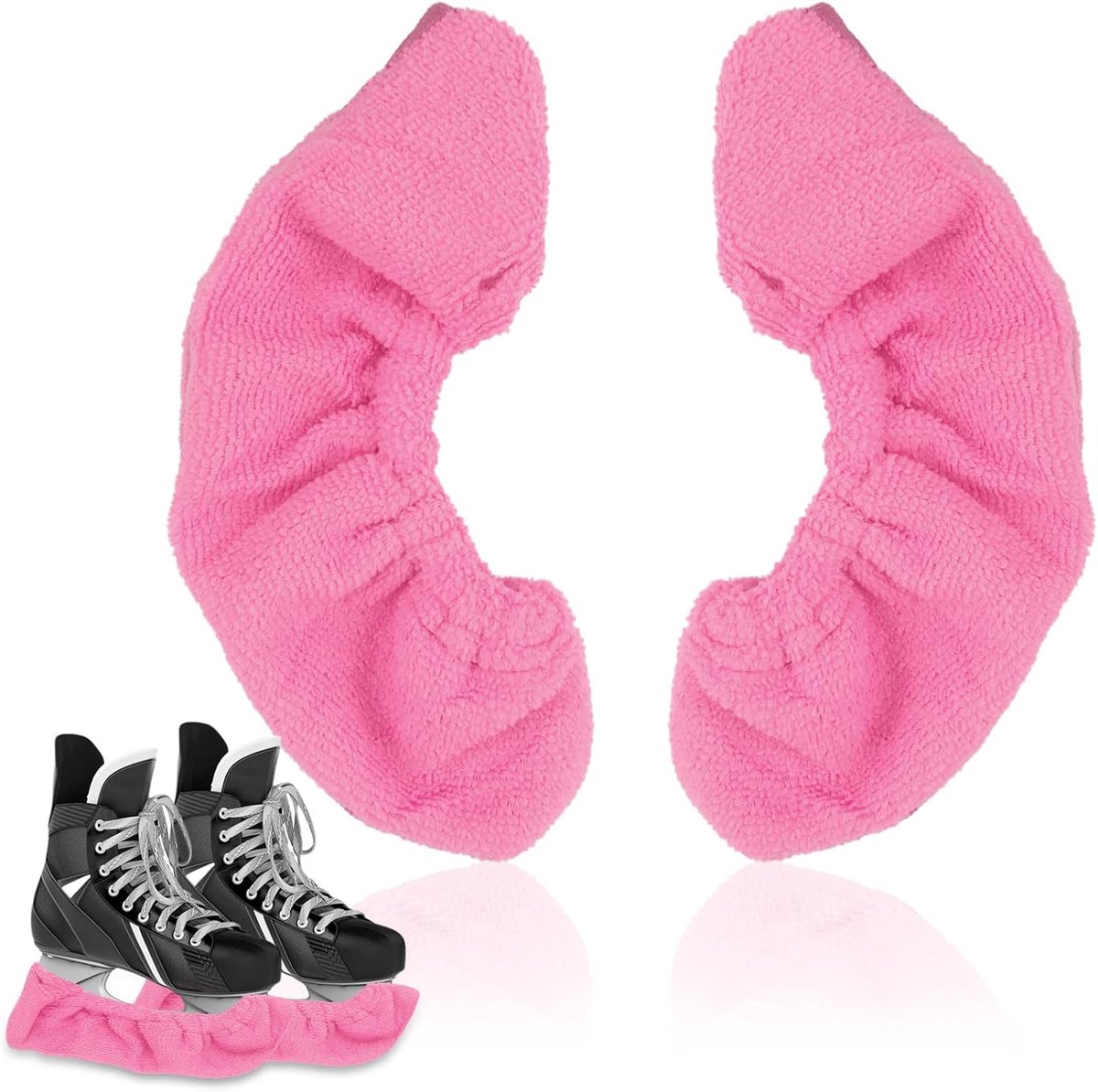 Schaatsbeschermers voor schaatsen, schaatsbeschermers, schaatsbeschermers accessoires, schaatssokken ijshockey, elastische schaatssokken voor dames en heren schaatsen