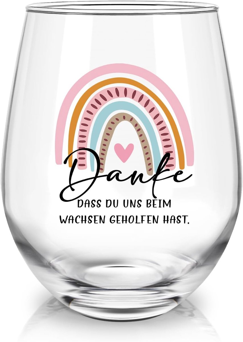 Wijnglas met tekst, afscheidscadeau voor kleuterjuf, afscheidscadeau kleuterschool, afscheidscadeau voor opvoeder, dank je cadeau, basisschoolafsluiting cadeau 500ml