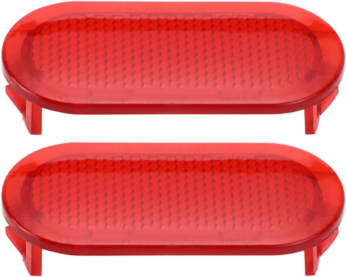 2Pcs Door Reflector Car Door Reflector Red Door Panel Warning Light Reflector Compatible with Volkswagen Beetle, OEM 6Q0947419
