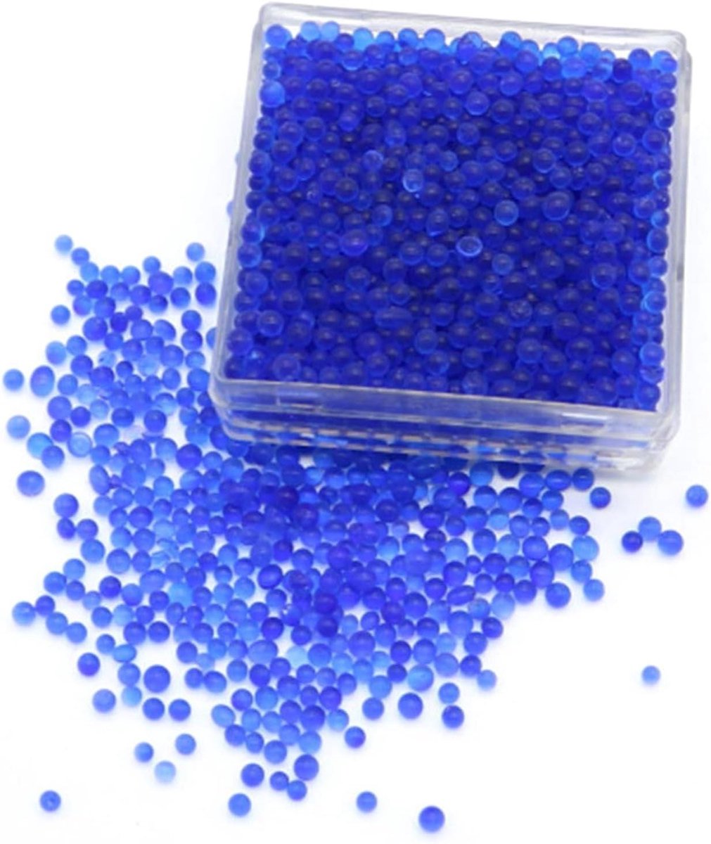 Silica Gel Droogmiddel - Ontvochtiger Herbruikbaar - Vocht Beschermen - Indicatorkralen Verkleuren - 65 gram - Blauw