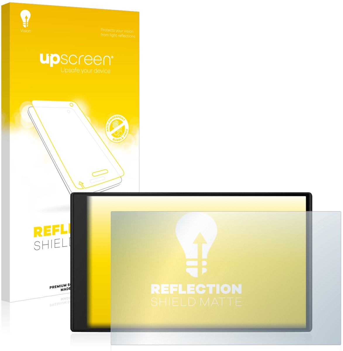 upscreen - Screenprotector voor Garmin Camper 795 - Folie Beschermfolie anti glare matte
