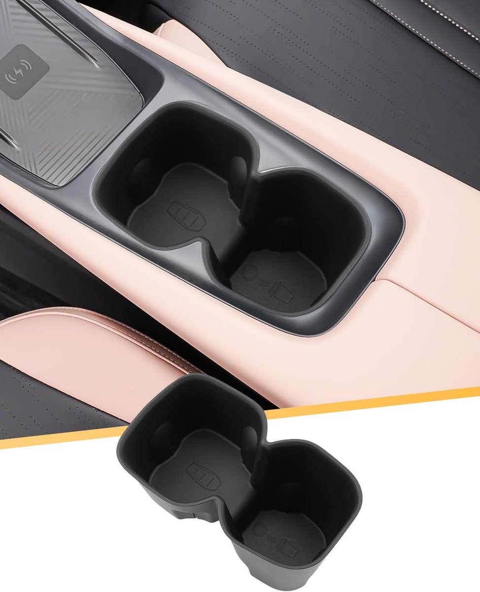 Autocuphouder TPE Insert - Voor BYD Dolphin Surf/Seagull 2025-2027 - Waterdicht - Ideaal voor drankflessen - ShopVlot